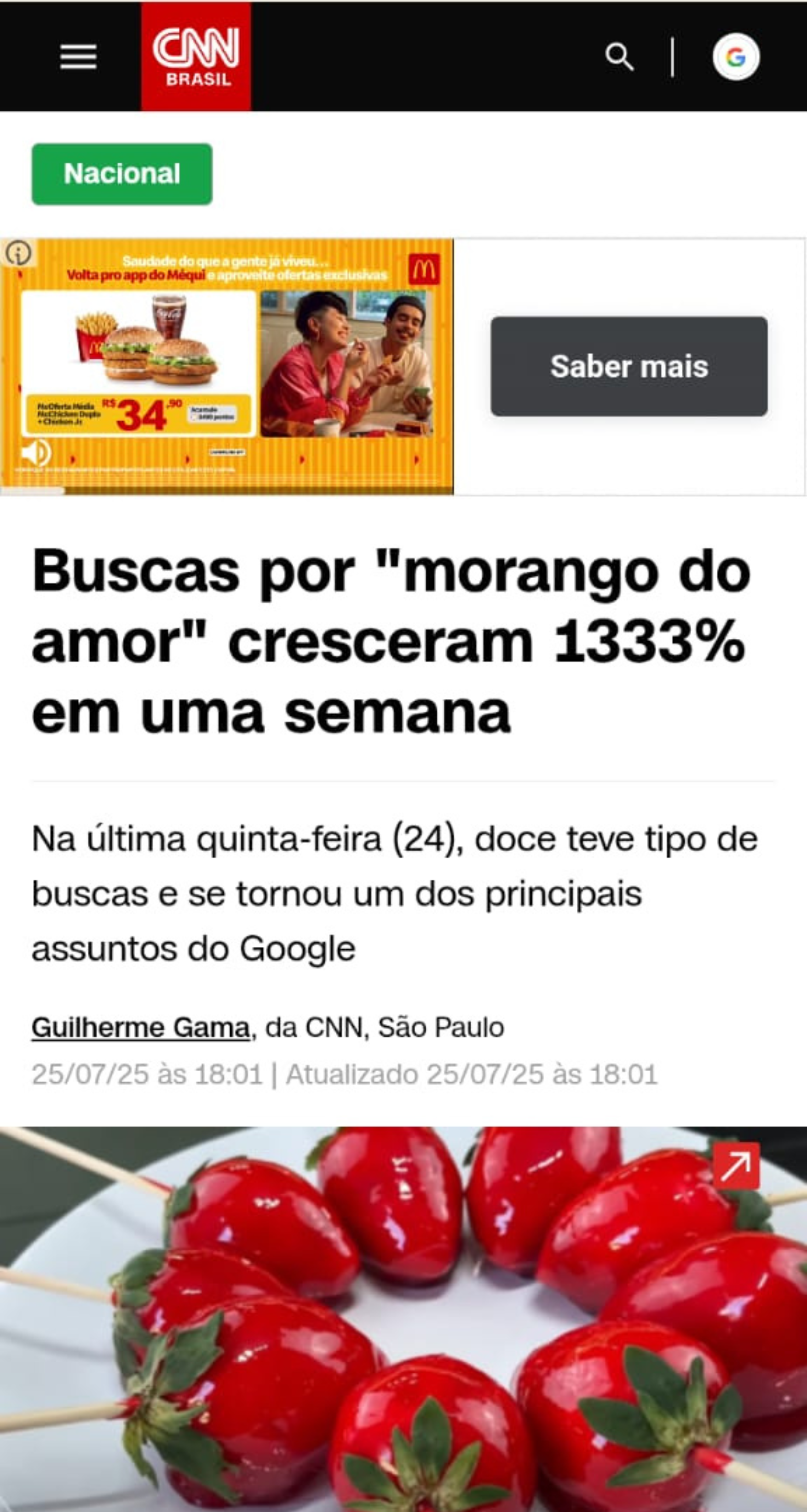 Matéria de TV